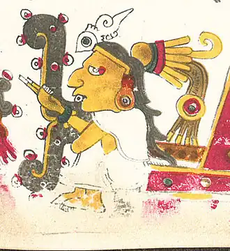 Изображение бога в «Кодексе Борджиа»