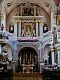 Главный алтарь собора в Тельшяе