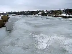 Верхнее водохранилище зимой