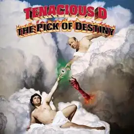 Обложка альбома Tenacious D «The Pick of Destiny» (2006)