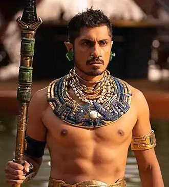 Теноч Уэрта в роли Нэмора в фильме «Чёрная пантера: Ваканда навеки» (2022).