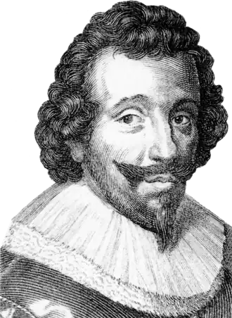портрет Теофиля де Вио с гравюры XVII века