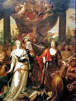 Двойное правление. 1704—1705. Парные картины. Ратуша, Маастрихт