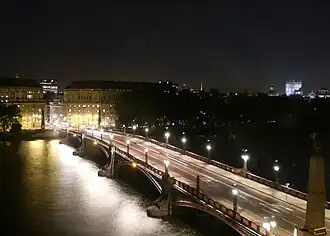 Ламбетский мост ночью