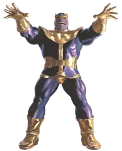 Танос на варианте обложки комикса Warlock: Rebirth #1 (апрель 2023)Художник — Алекс Росс