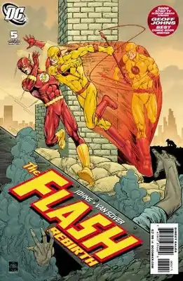 Обложка выпуска  The Flash: Rebirth #5 (январь 2010).