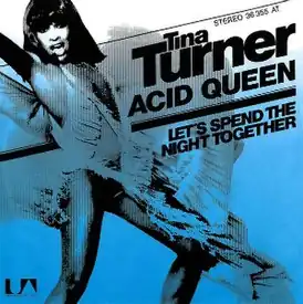 Обложка сингла Тины Тёрнер «Acid Queen» (1976)