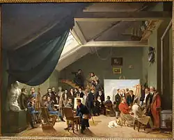 Художественная мастерская. 1826. Холст, масло. Музей искусств Чейзена, Университет Висконсин-Мэдисон, США