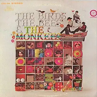 Обложка альбома The Monkees «The Birds, The Bees & The Monkees» (1968)