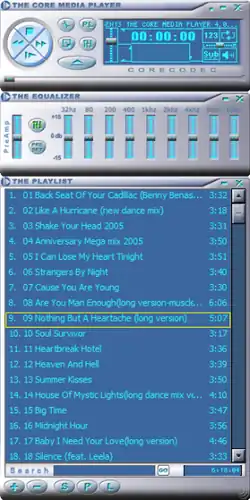 Скриншот программы The Core Media Player