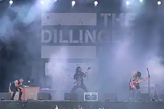 The Dillinger Escape Plan выступают на сцене  With Full Force, 2014 год