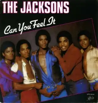 Обложка сингла The Jacksons «Can You Feel It» (1981)