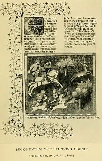 «Охота на оленей с бегущими собаками» (Издание 1904 г.)