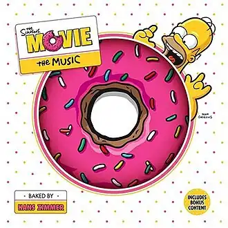 Обложка альбома Ханса Циммера «The Simpsons Movie: The Music» (2007)