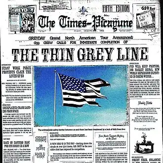 Обложка сингла Suicideboys «The Thin Grey Line» (2024)