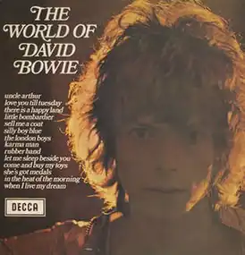 Обложка альбома Дэвида Боуи «The World of David Bowie» (1970)