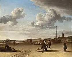 Побережье около Схевенингена. 1670. Холст, масло. Музей искусств округа Лос-Анджелес, Калифорния, США