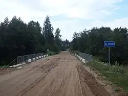 Мост через реку Яня в деревне Заянье