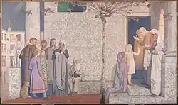 Фредерик Кейли Робинсон. «Доктор» из полиптиха «Дела милосердия», 1915—1920. Правая часть