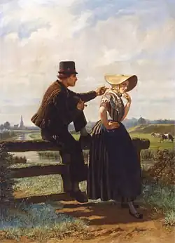 «Флирт», 1858, частное собрание