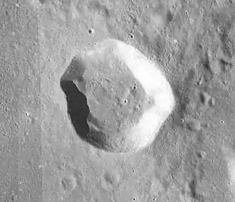 Снимок зонда Lunar Reconnaissance Orbiter.