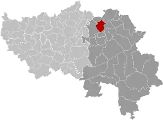 Расположение муниципалитета на карте провинции