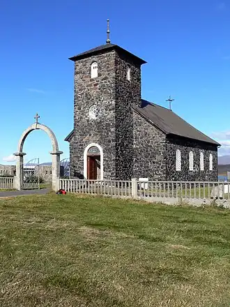 Современная Тингейрарская церковь[англ.], освящённая в 1877 году