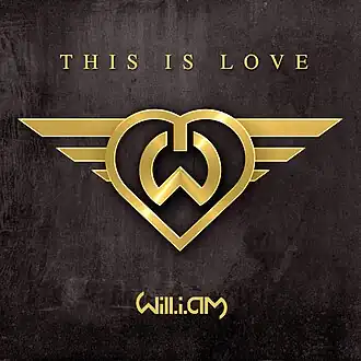 Обложка сингла will.i.am при участии Евы Симонс «This Is Love» ()