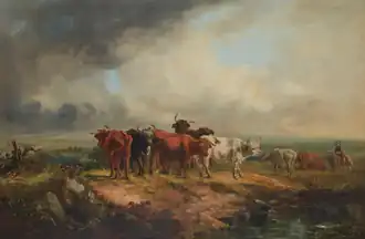 Коровы породы хайленд (1877)