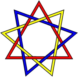 Зацепление с 18 пересечениями.