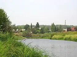 Нижнее течение Тигоды между деревнями Большая Кунесть и Дроздово летом 2010 года