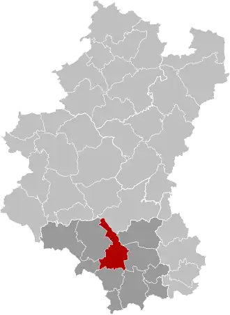 Тентиньи на карте