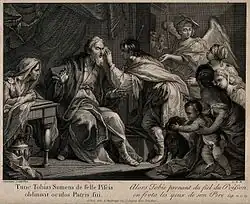 Исцеление ТовитаПо оригиналу Себастиано КонтиКоллекция Уэлком, Лондон