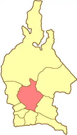 Тобольский уезд на карте