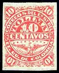 Штат Толима, 10 сентаво (1883)