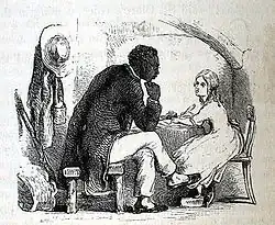 Том и Ева Сен-Клер. Иллюстрация издания 1853 года