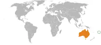 Тонга и Австралия