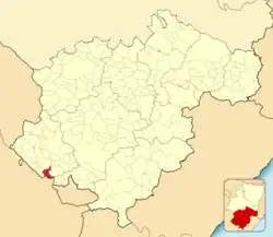 Расположение муниципалитета на карте провинции