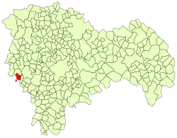 Расположение муниципалитета на карте провинции