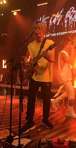 Тору Ямасита на концерте тура EYE OF THE STORM EU TOUR, Май 2019, Прага