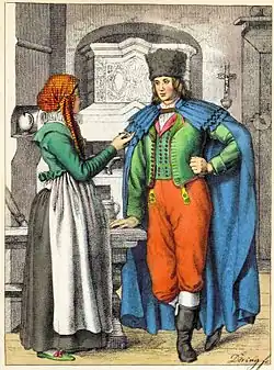 Ганацкий костюм середины XIX века