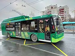 Учебный троллейбус Тролза-5265.00 «Мегаполис» СПб ГУП «Горэлектротранс»