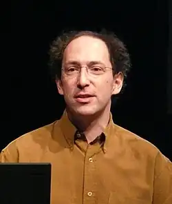 Конрад Вольфрам во время выступления на фестивале transmediale 2010 о Wolfram Alpha.