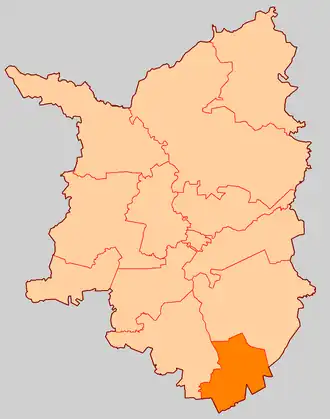 Трестенское сельское поселение на карте