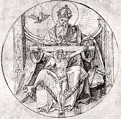 Троица. Ханс Зюс фон Кульбах, 1514 год, Музей изобразительных искусств (Будапешт)