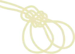 Тройной булинь[англ.]:193, Triple bowline.Завязанный в серединной части, изобрёл Роберт Чисналл. Он позволяет инструктору и ученику закрепить канат вокруг дерева или любой другой опоры, оставляя по надёжной петле для каждого.