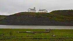 Река Арктик-Ред-Ривер в устье около Цигетчика в августе 2009 года