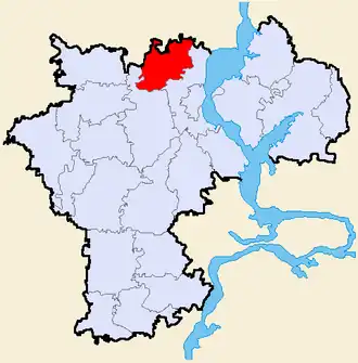 Цильнинский район на карте