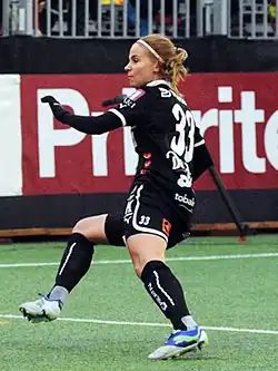 Хююрюнен в составе «Умео» в 2013 году