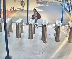 Двое террористов на кадре с камеры видеонаблюдения